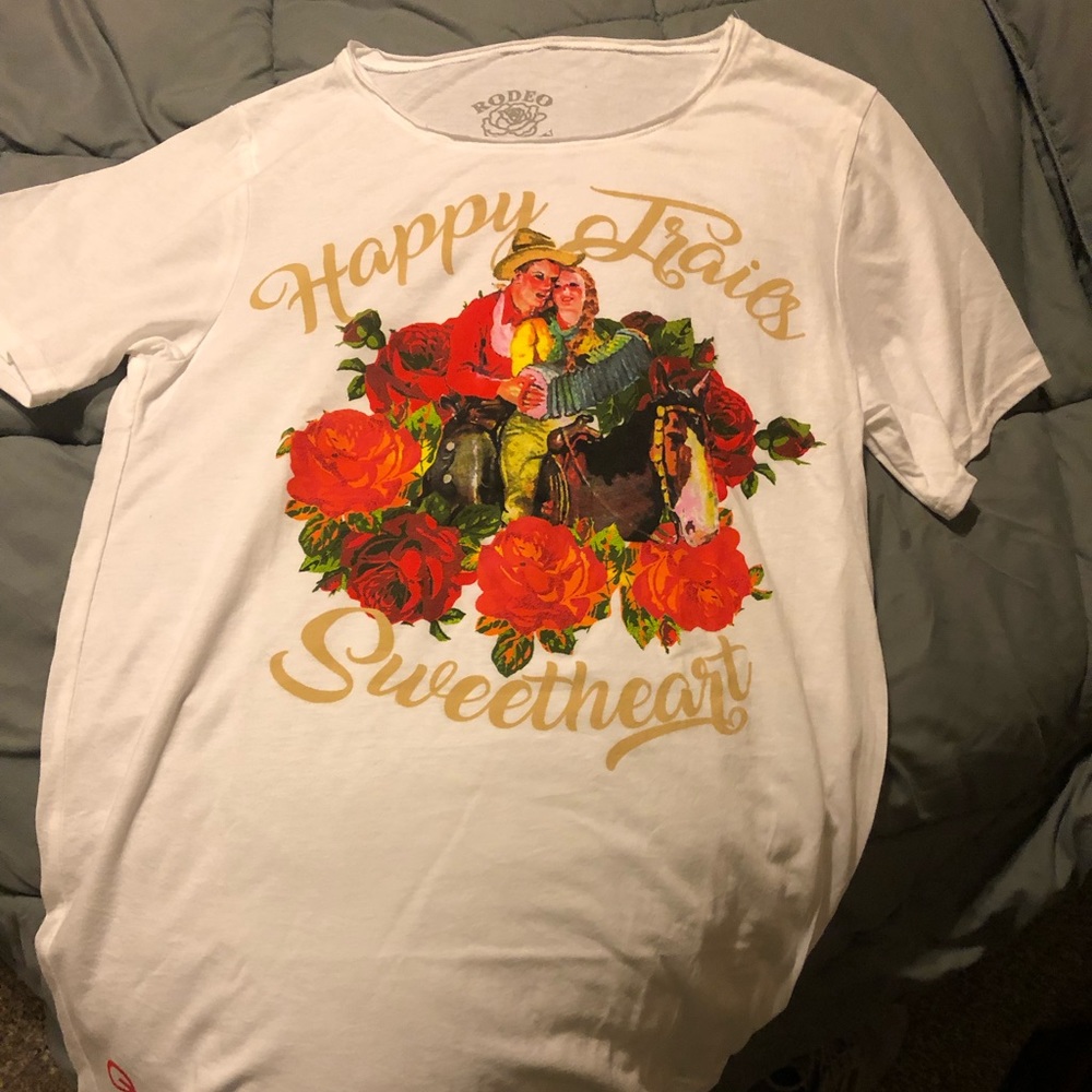 HAPPY TRAILS HIGH LOW - Size Medium White